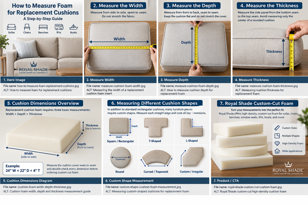 How to Measure Foam for Replacement Cushions: A Step-by-Step Guide