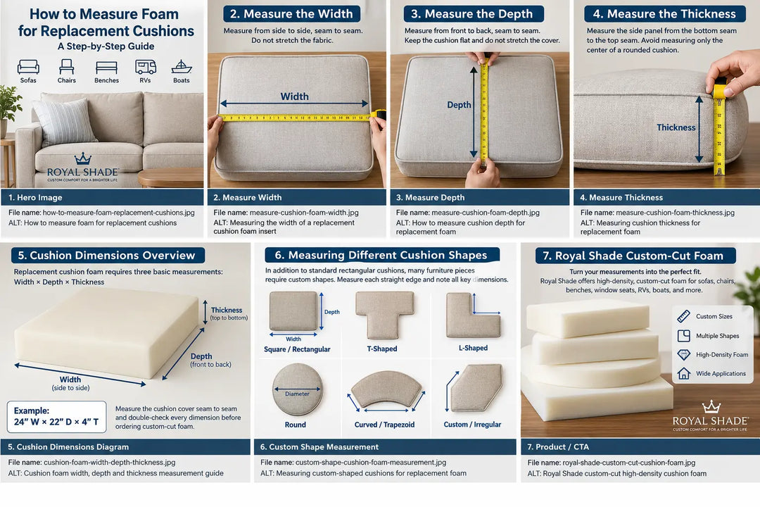 How to Measure Foam for Replacement Cushions: A Step-by-Step Guide