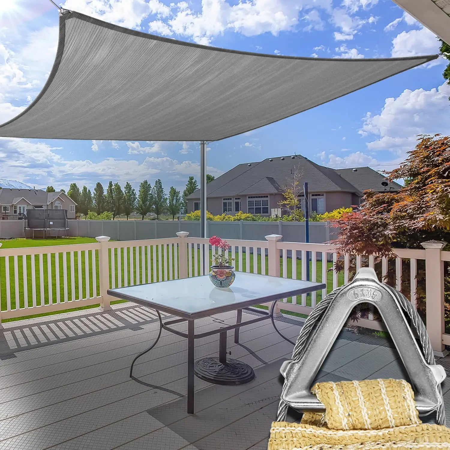 shade sail hardware