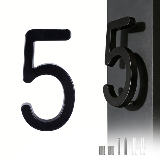 【Custom】Metal House Number Sign,Minimalist Address Sign Royal Shade USA