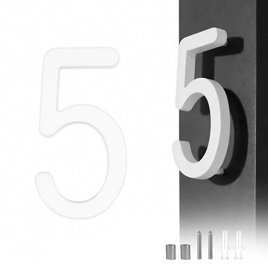 【Custom】Metal House Number Sign,Minimalist Address Sign Royal Shade USA