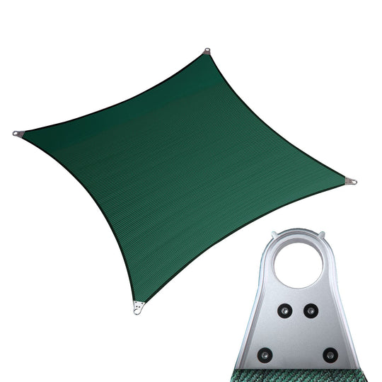 Super Ring Heavy Duty Rectangle Commercial Grade Sun Shade Sail
