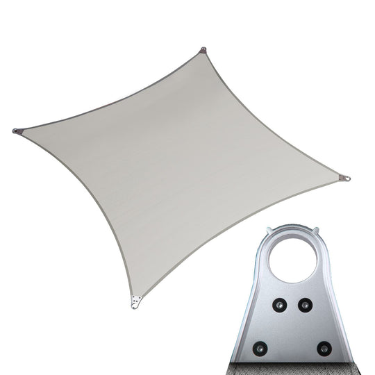 Super Ring Heavy Duty Rectangle Commercial Grade Sun Shade Sail