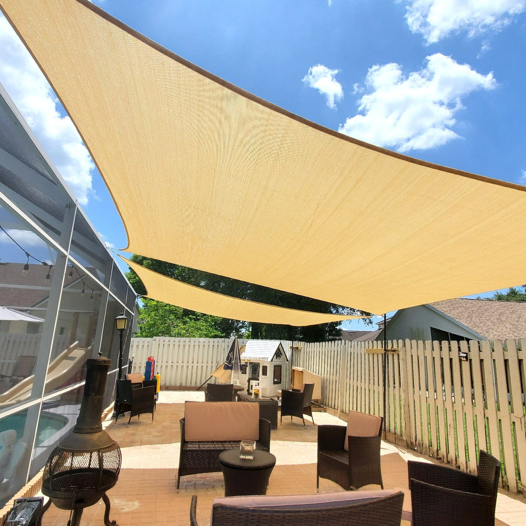 [CUSTOM] Standard Triangle/Rectangle/Square Shade Sail Outdoor Canopy Awning