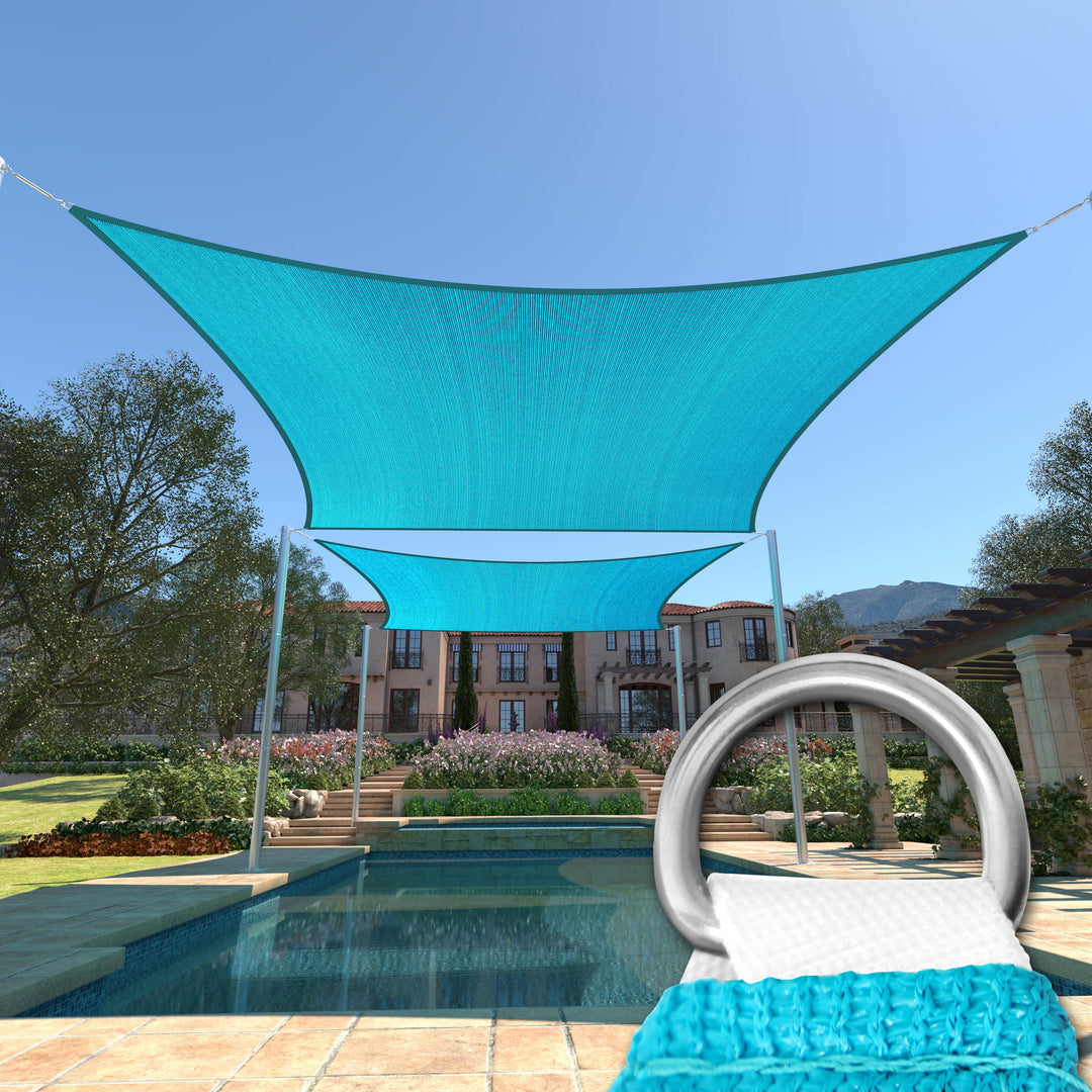 Rectangle Sun Shade Sails Canopy