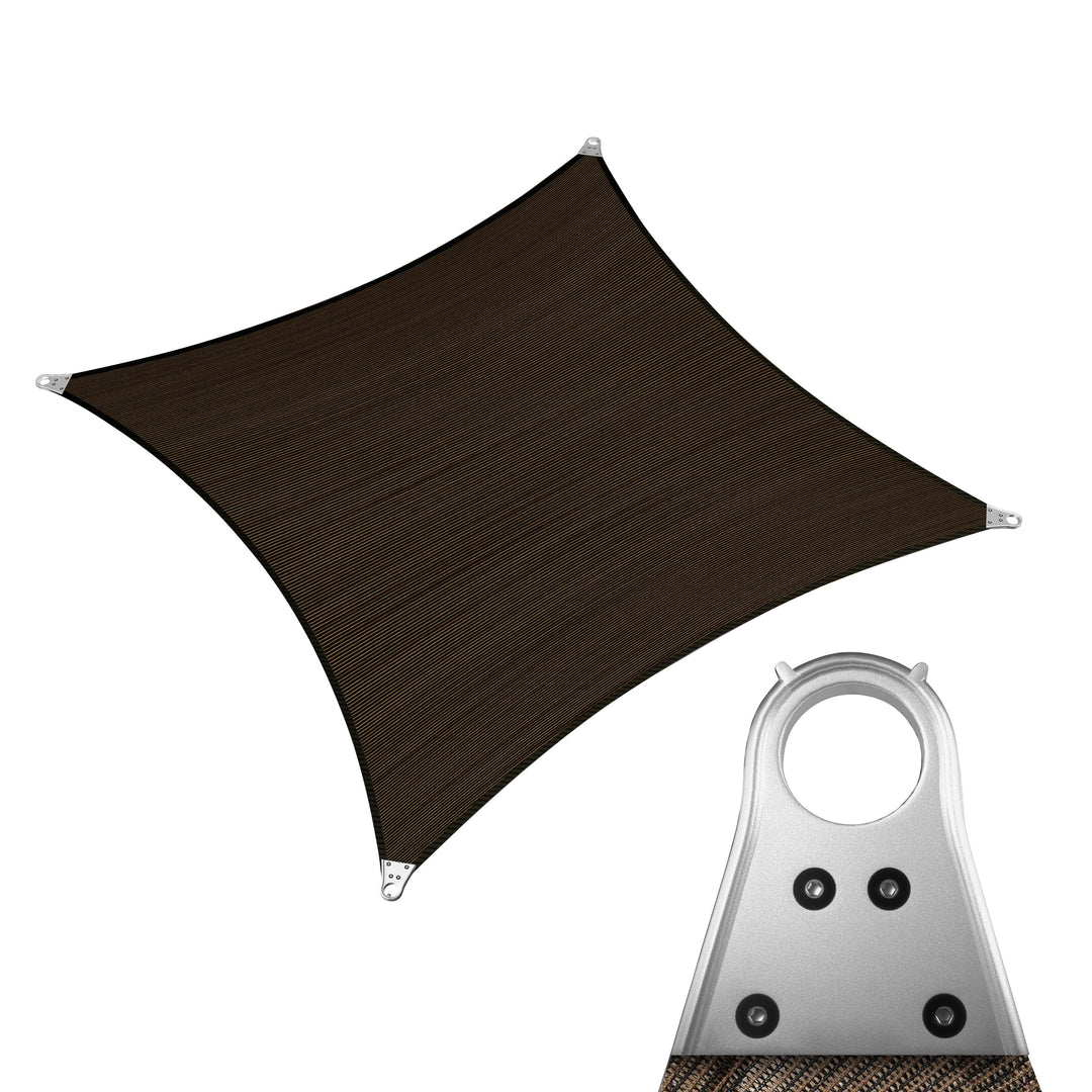 Super Ring Heavy Duty Rectangle Commercial Grade Sun Shade Sail