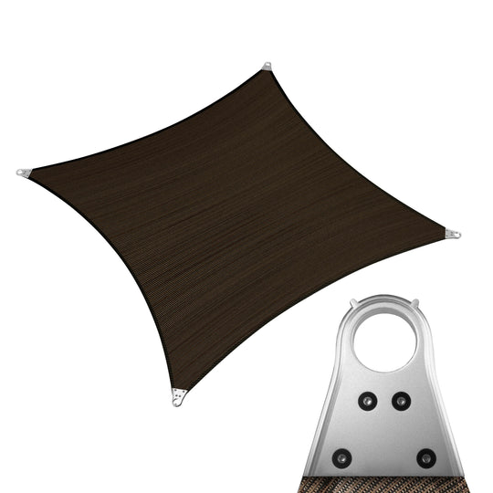 Super Ring Heavy Duty Rectangle Commercial Grade Sun Shade Sail