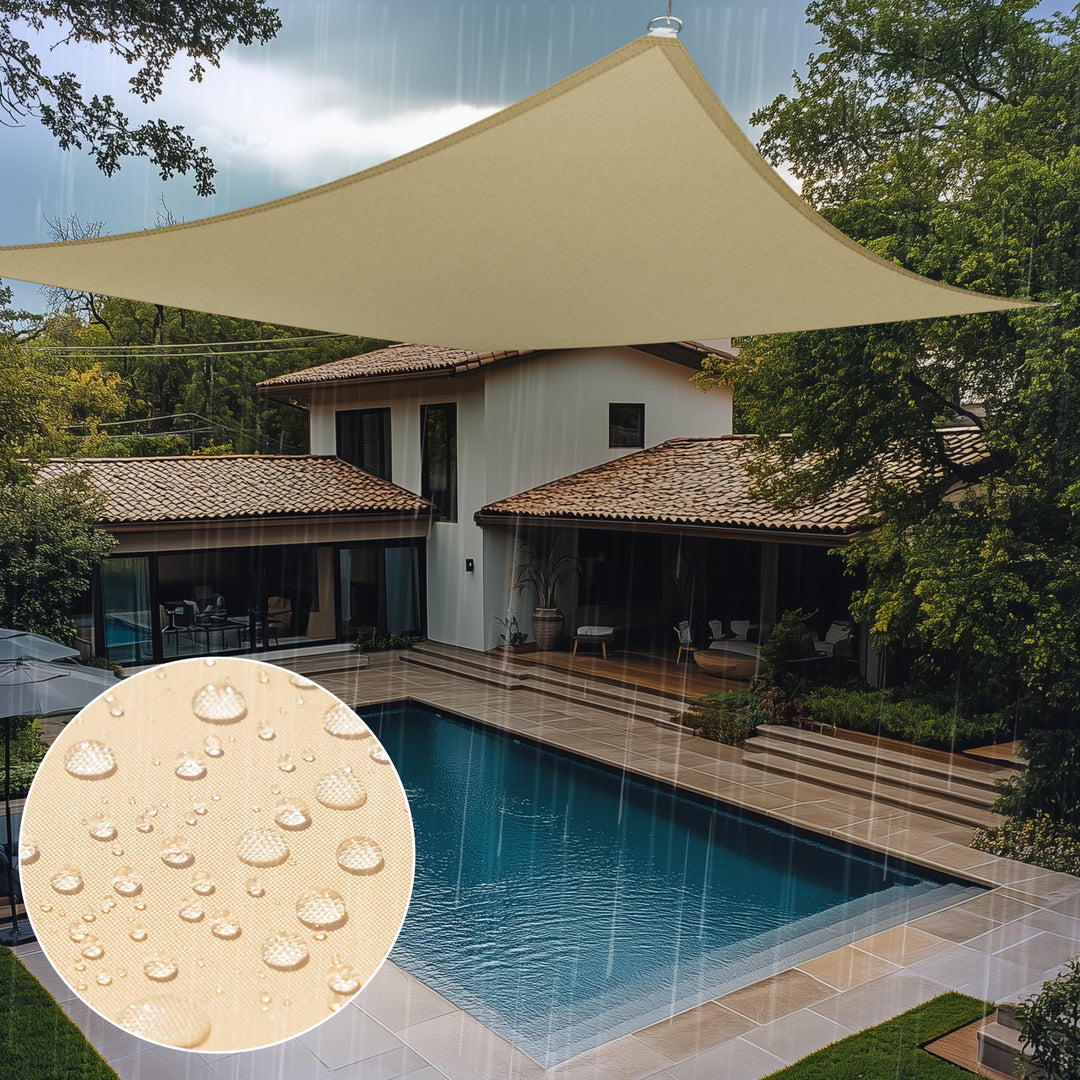 [CUSTOM] Heavy Duty Waterproof Triangle/Rectangle/Square Shade Sail Outdoor Canopy Awning