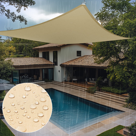 [CUSTOM] Heavy Duty Waterproof Triangle/Rectangle/Square Shade Sail Outdoor Canopy Awning