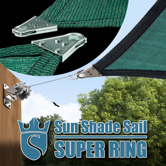 [CUSTOM] Super Ring Triangle/Rectangle/Square Heavy Duty 260 GSM Industrial Grade Sun Shade Sail