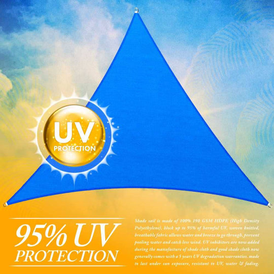 [CUSTOM] Standard Equilateral Triangle Sun Shade Sail Outdoor Canopy Awning