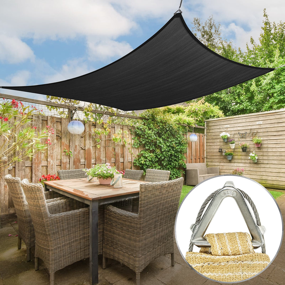 8 x 29 Custom Pro Ring Sun Shade Sail Royal Shade USA