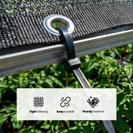 30% Sunblock Black Garden Shade Cloth Mesh Tarp