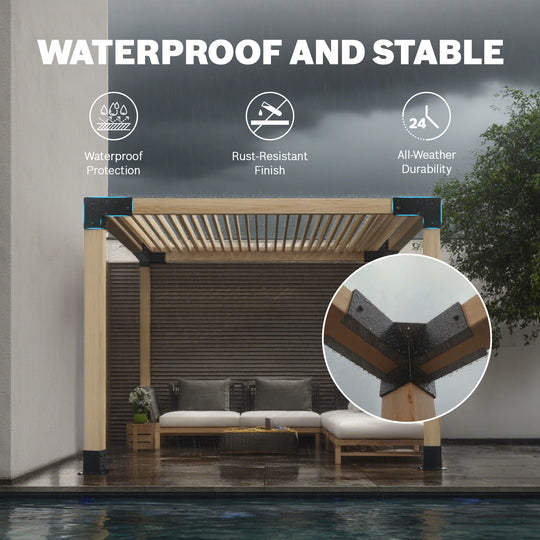 Royal Shade USA Metal Pergola Kit - Royal Shade USA