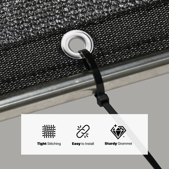 50% Sunblock Black Garden Shade Cloth Mesh Tarp