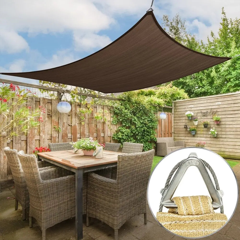 38 x 39 Custom Pro Ring Sun Shade Sail - Royal Shade USA