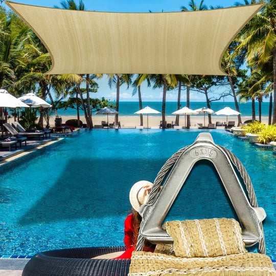 39 x 48 Custom Pro Ring Sun Shade Sail - Royal Shade USA