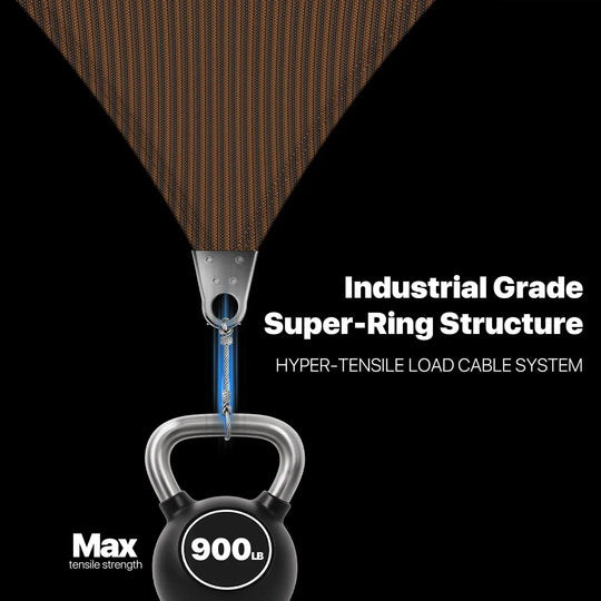 [CUSTOM] Super Ring Triangle/Rectangle/Square Heavy Duty 260 GSM Industrial Grade Sun Shade Sail Royal Shade