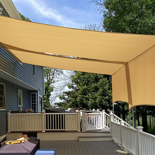 [CUSTOM] Standard Triangle/Rectangle/Square Shade Sail Outdoor Canopy Awning