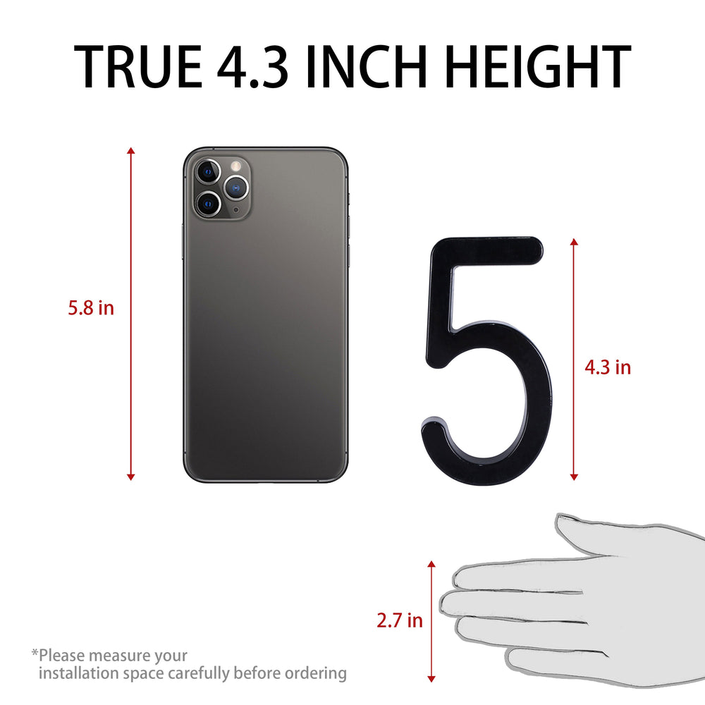 【Custom】Metal House Number Sign,Minimalist Address Sign Royal Shade USA