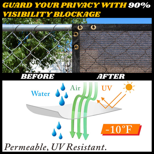 Royal Shade USA Custom Size Fence Privacy Screen