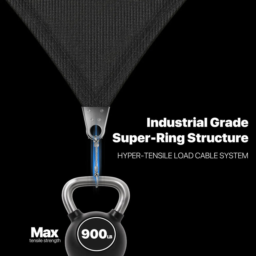 [CUSTOM] Super Ring Triangle/Rectangle/Square Heavy Duty 260 GSM Industrial Grade Sun Shade Sail Royal Shade
