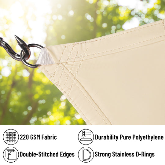 [CUSTOM] Heavy Duty Waterproof Triangle/Rectangle/Square Shade Sail Outdoor Canopy Awning