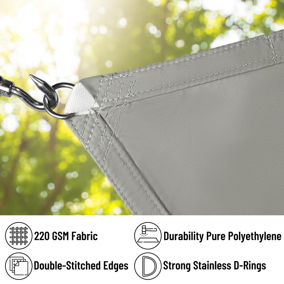 [CUSTOM] Heavy Duty Waterproof Triangle/Rectangle/Square Shade Sail Outdoor Canopy Awning