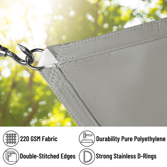 [CUSTOM] Heavy Duty Waterproof Triangle/Rectangle/Square Shade Sail Outdoor Canopy Awning