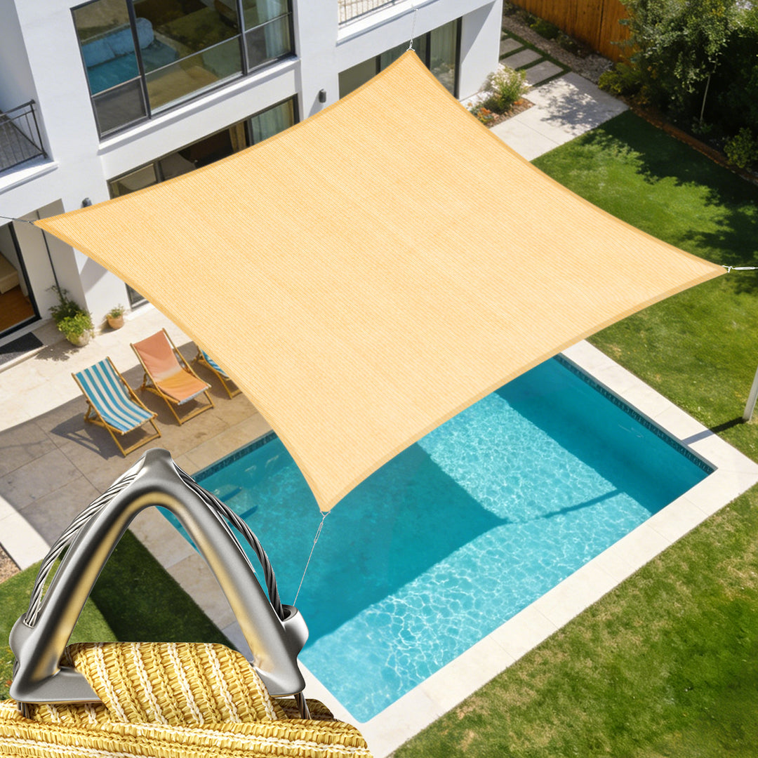 【Custom】Pro Ring Triangle/Rectangle/Square Sun Shade Sail Canopy