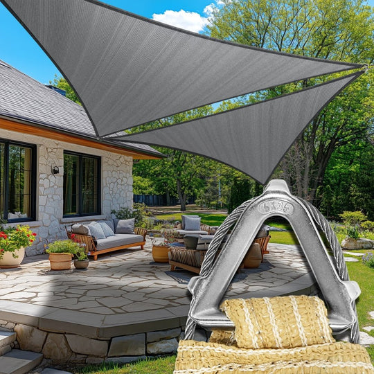 46 x 47 x 65.76 Custom Pro Ring Sun Shade Sail - Royal Shade USA