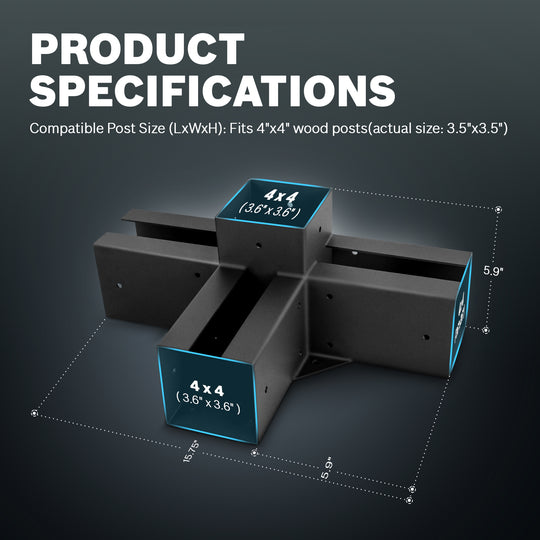 Royal Shade USA Metal Pergola Kit - Royal Shade USA