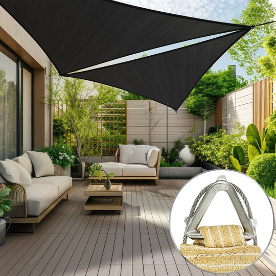 47 x 48 x 67.18 Custom Pro Ring Sun Shade Sail - Royal Shade USA