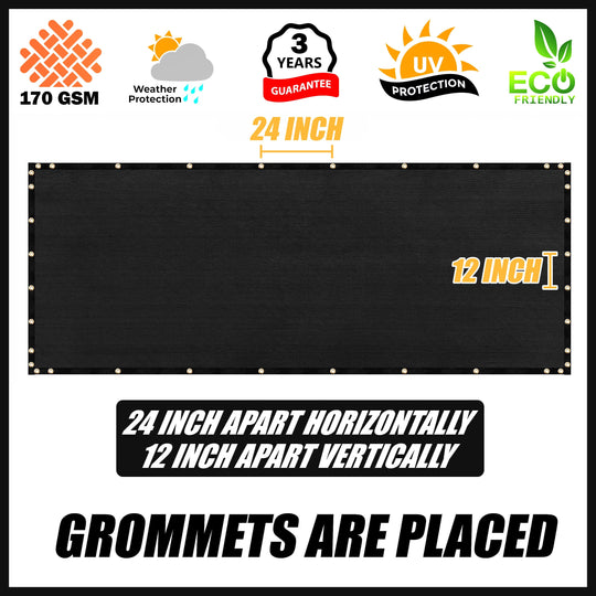 3 H 3x125 Custom Fence Screen - Royal Shade USA