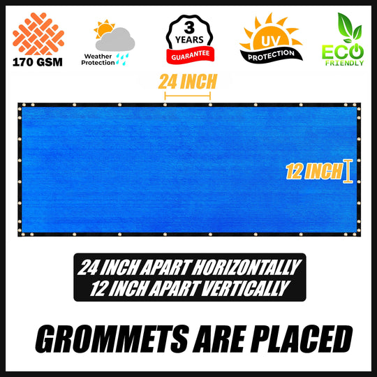 4 H 4x100 Custom Fence Screen - Royal Shade USA