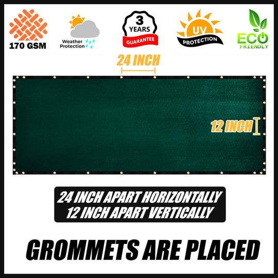 4 H 4x96 Custom Fence Screen - Royal Shade USA