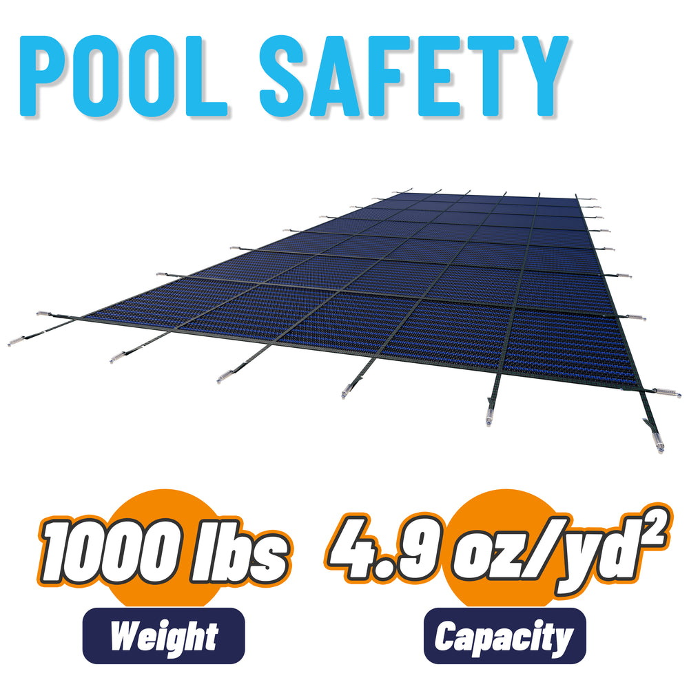 Rectangle Winter Swimming Safety Pool Cover