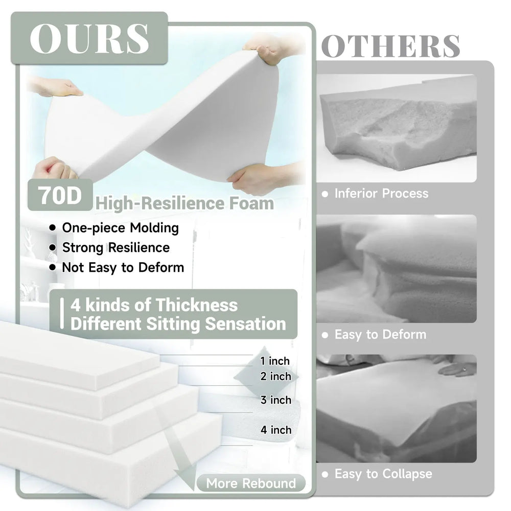 replace cushion foam丨royal shade