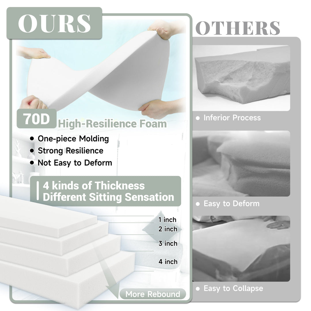 replace cushion foam丨royal shade