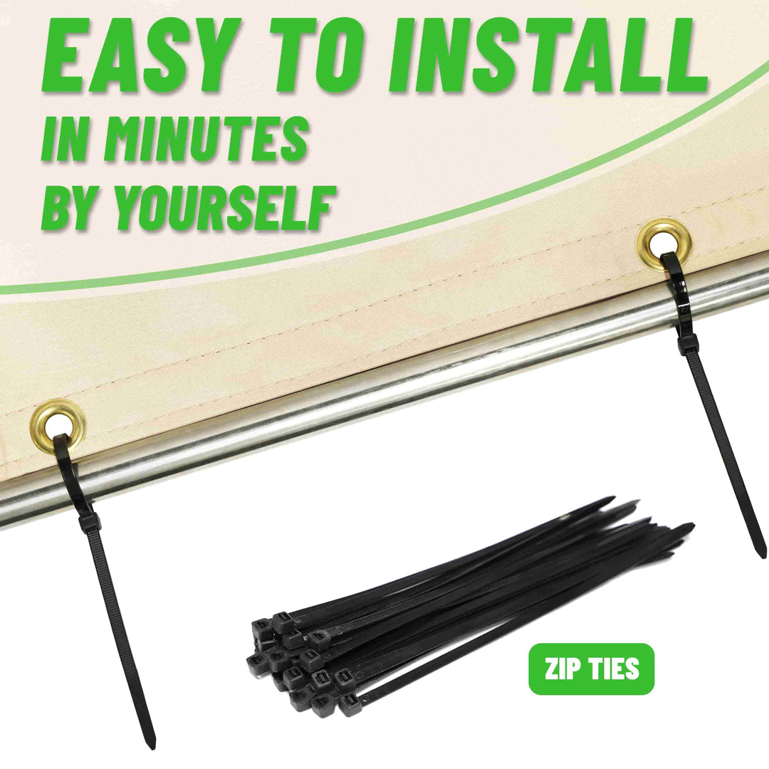 Waterproof Shade Cloth Dog Kennel Shade with Grommets Royal Shade USA