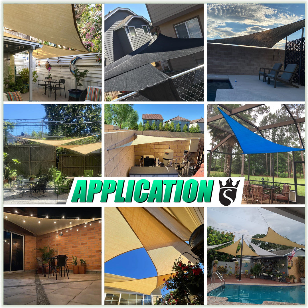 [CUSTOM] Standard Right Triangle Shade Sail Outdoor Canopy Awning