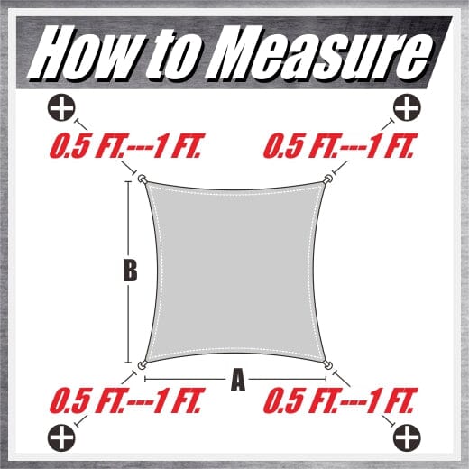 [CUSTOM] Waterproof Triangle/Rectangle/Square Shade Sail Outdoor Canopy Awning