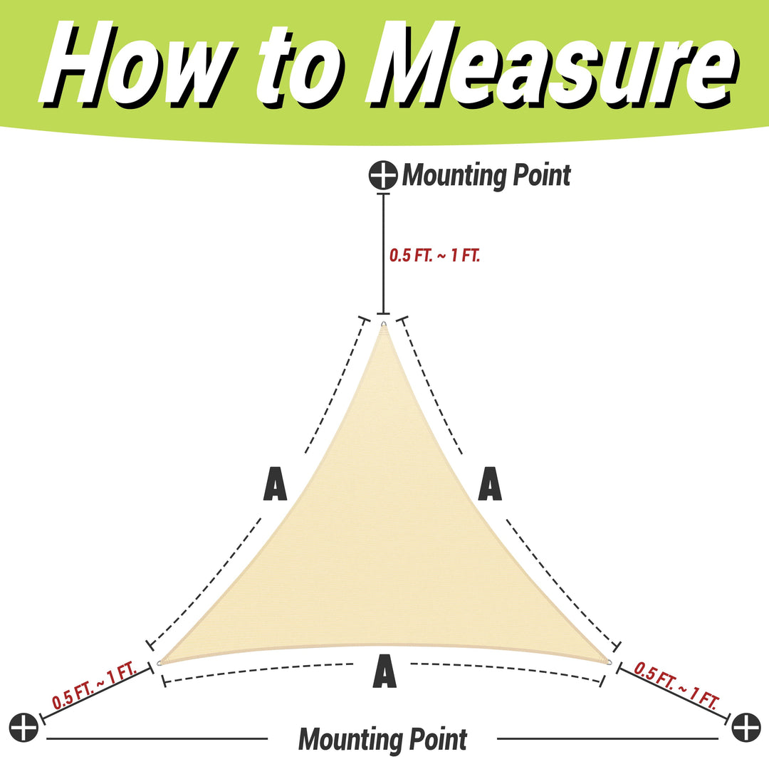 triangle sail shades