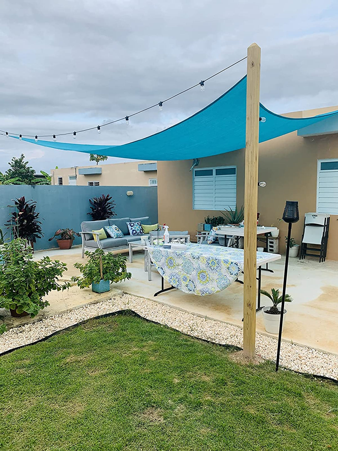 Rectangle Sun Shade Sails Canopy