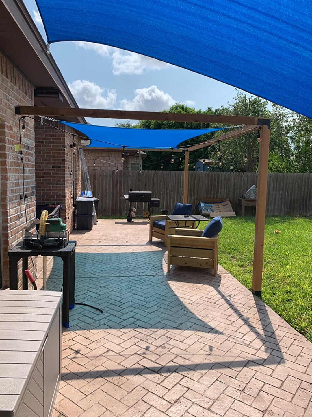 Rectangle Sun Shade Sails Canopy