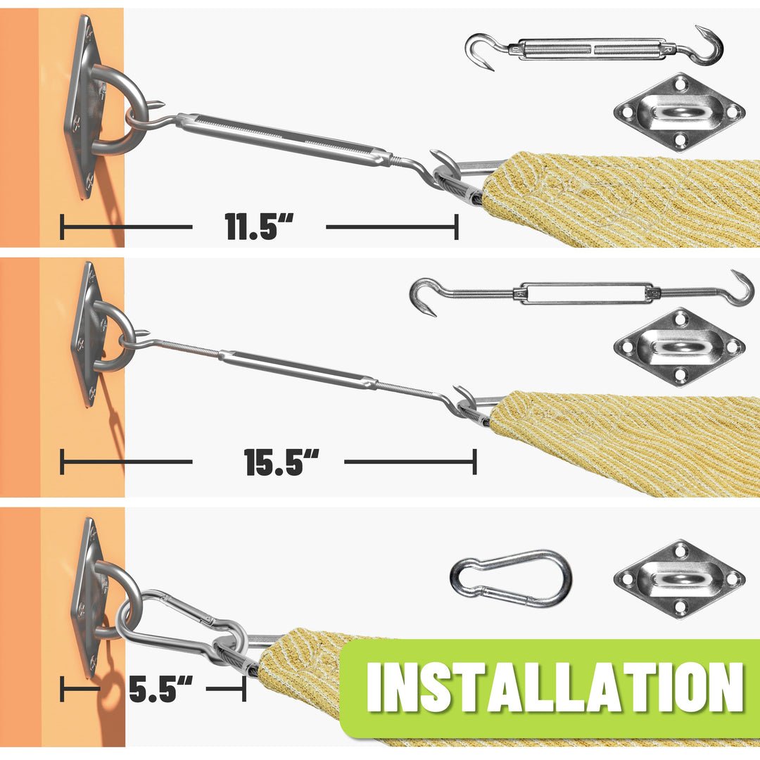 shade sail installation