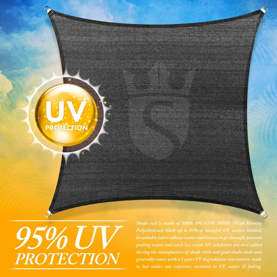 [CUSTOM] Rectangle Standard Sun Shade Sail Canopy, Commercial Grade