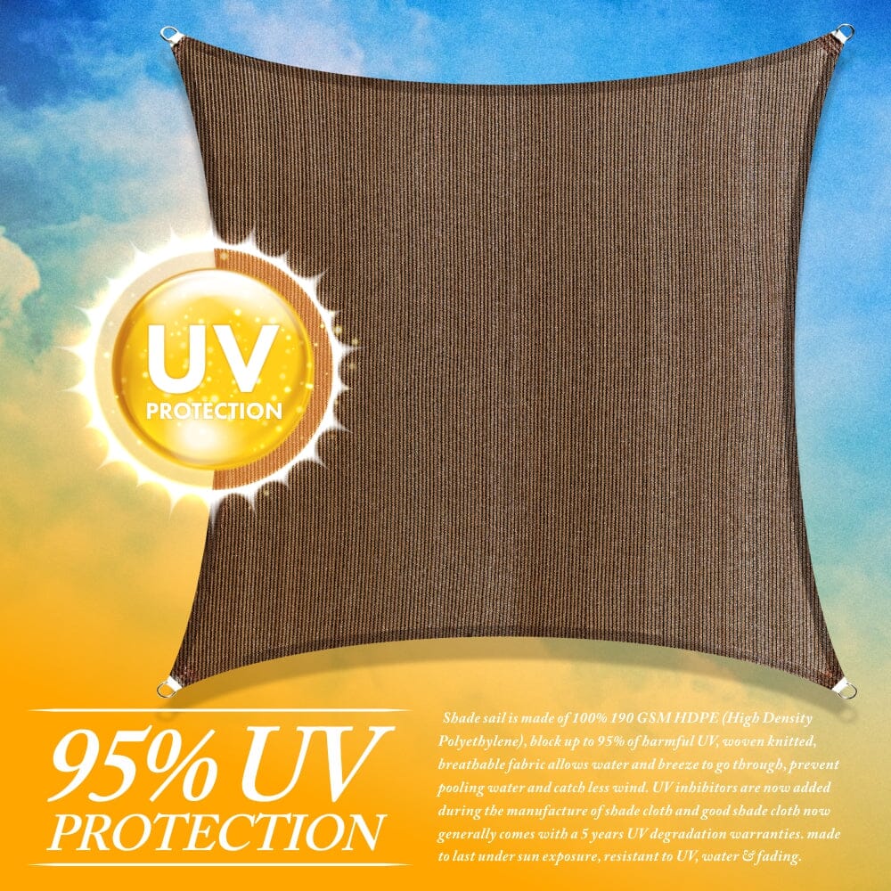 [CUSTOM] Rectangle Standard Sun Shade Sail Canopy, Commercial Grade