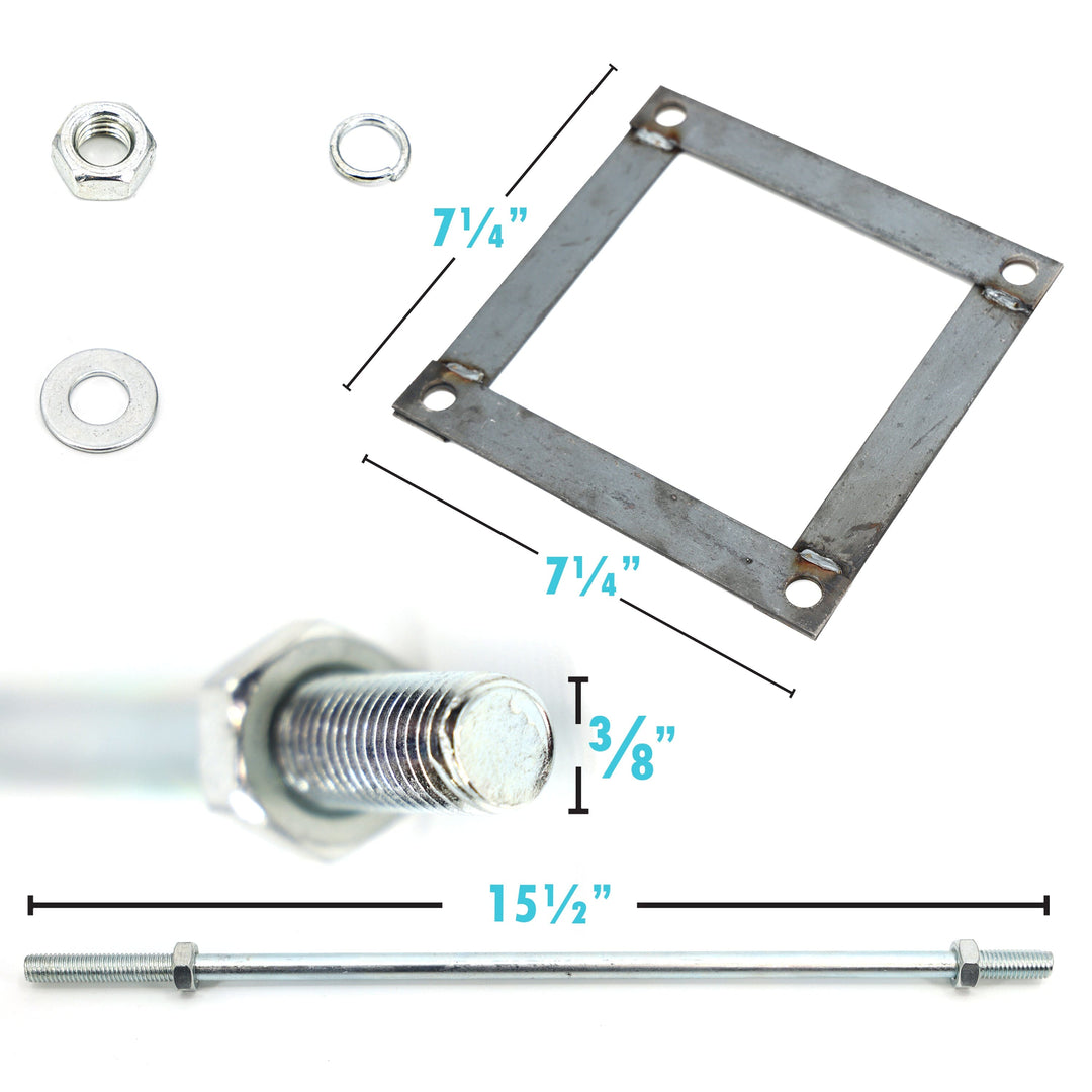 Sun Shade Sail Pole w/ Installation Hardware