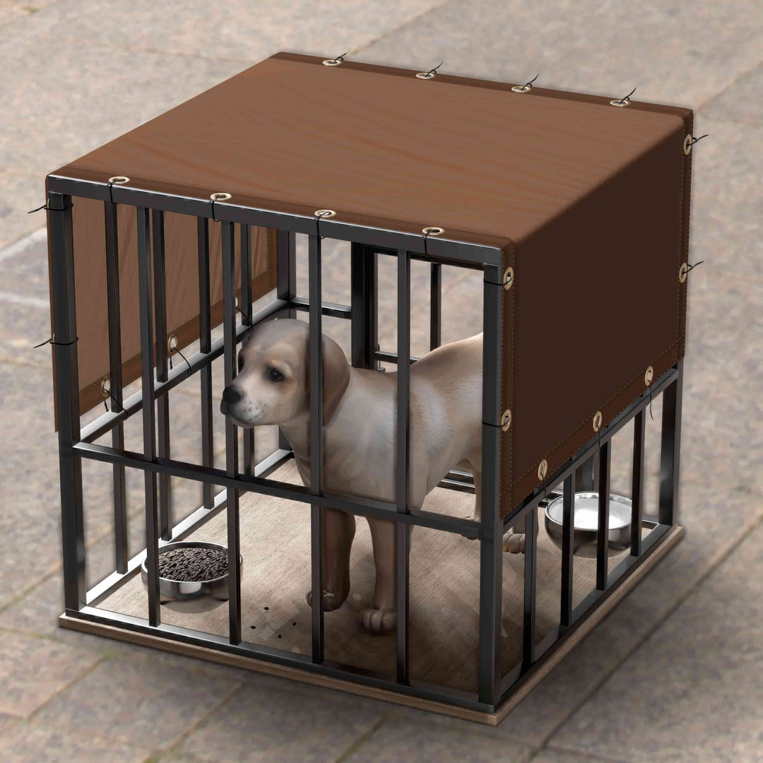 Waterproof Shade Cloth Dog Kennel Shade with Grommets Royal Shade USA